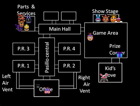 fnaf 3 cam 2|fnaf 2 full map layout.